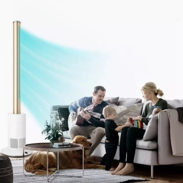 Oscillating Bladeless Tower Fan for Home Use - Thefuturex - Image 2