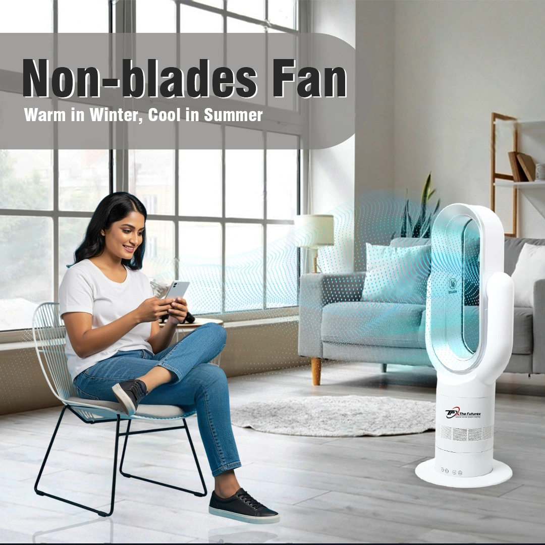 All-Season Bladeless Fan: Warm in Winter, Cool in Summer